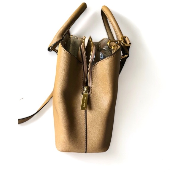 Michael Kors Savannah Satchel in Tan - Picture 3 of 6